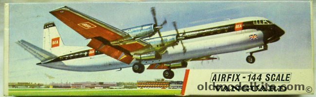 Airfix 1/144 Vickers Vanguard - BEA Airlines, SK501 plastic model kit